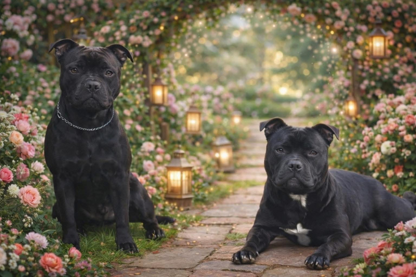 Chiot Staffordshire Bull Terrier Royale Black Pearl